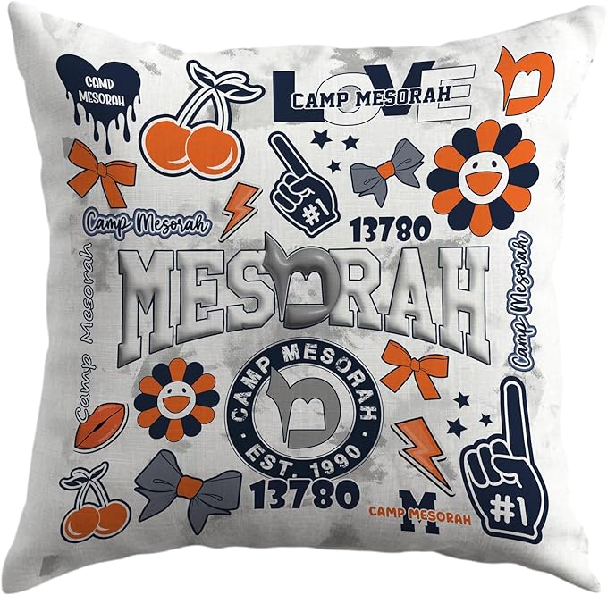 Gilbins Camp Bunk Kids Autograph Pillows A Great Gift for Boys Or Girls (Camp Mesorah)