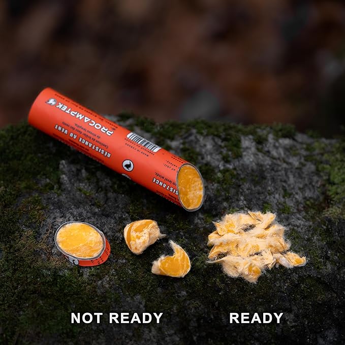 Procamptek Fast Fire Stick Survival Fire Starting Tinder, Best Firstarter for Emergency… (2 Fast Fire Stick)