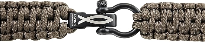 Savior Survival Gear Paracord Watch Band, Compatible with Apple Watch Band 49mm 46mm 45mm 44mm 42mm,iWatch Band Series Ultra 10 9 8 7 6 5 4 3 2 1 SE,Adjustable strap for men (Gunmetal Gray, X- Large)