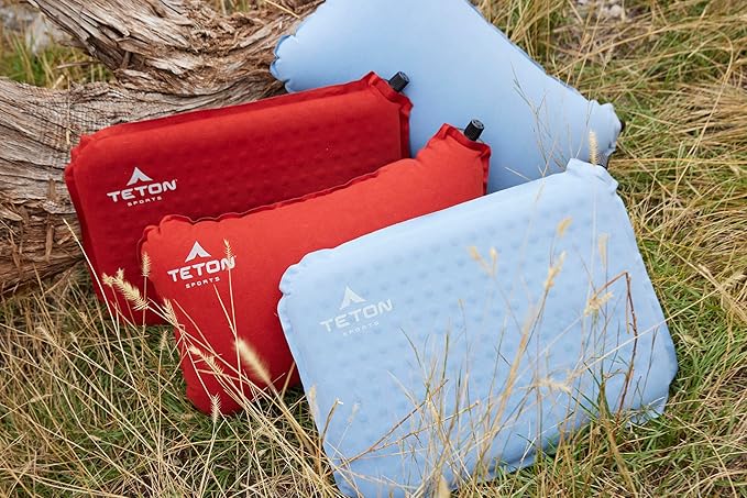 Teton Camping Seat Cushion; Stadium Seat; Office Chair; Car Pad; Inflatable, Redwood