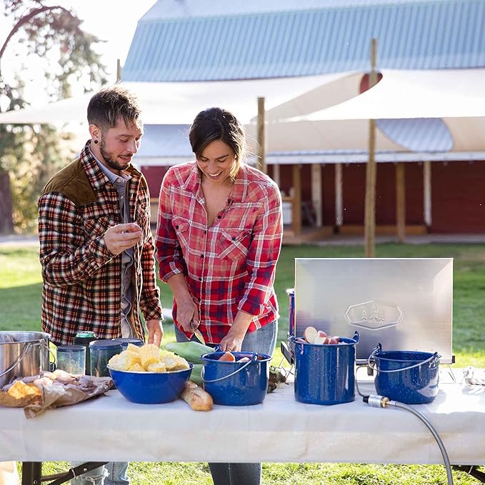 GSI Outdoors 3 qt. Convex Kettle for Soup, Stew, or Water Pot for Camping