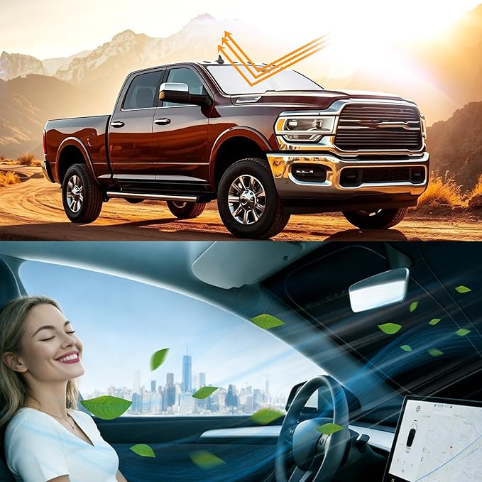 Windshield Sun Shade Front Window Sunshade Fit for Toyota RAV4 RAV-4 2019-2026 Accessories Auto Interior Sun Visor Heat Protection