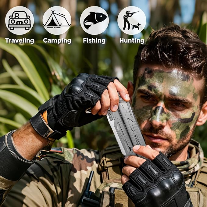 Multitool with Pocket Knife, 25-in-1 Stainless Steel Pliers and Screwdriver, Self-locking Multi-tool EDC Gear with Sheath and Replaceable Cutter Blades, Suitable for Camping and Hiking