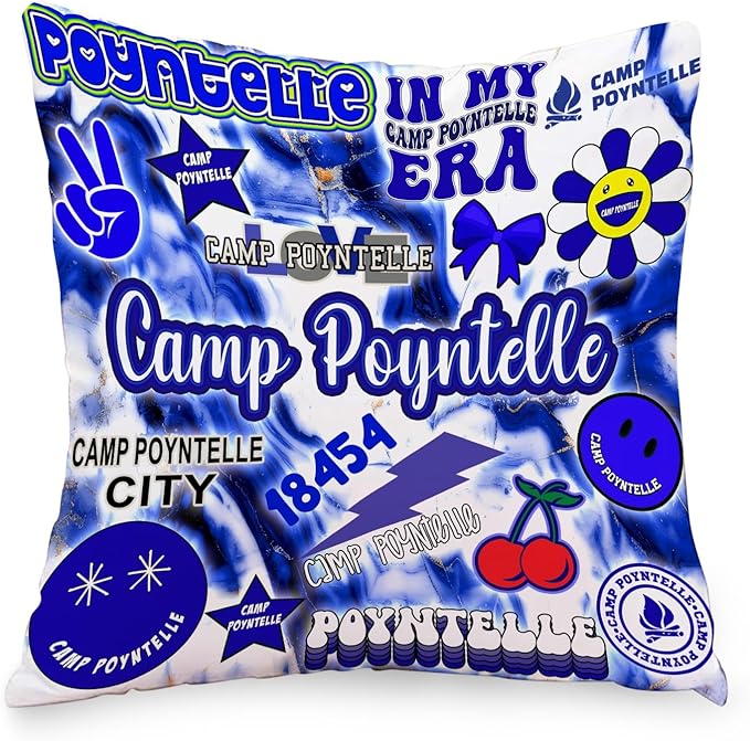 Gilbins Camp Bunk Kids Autograph Pillows A Great Gift for Boys Or Girls (Camp Poyntelle)