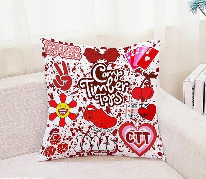 Gilbins Camp Bunk Kids Autograph Pillows A Great Gift for Boys Or Girls (Camp Timber Tops)
