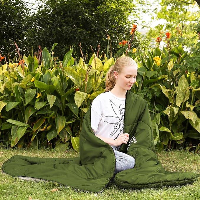 XL Size Upgraded Version of Camping Sleeping Bag 4 Seasons Warm and Cool, Lighter Weight, Adults and Children Can Use Waterproof Camping Bag, Travel and Outdoor Activities