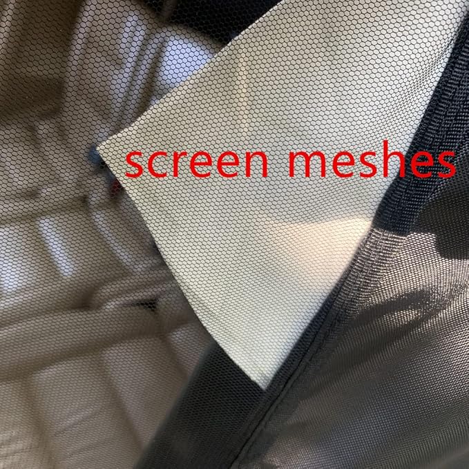 MC&SA Window Tent SUV Tent Screen Mesh Sun Shade Cover Sleep in Car Air Flow in Keep Bugs Out for Camping Road Trip
