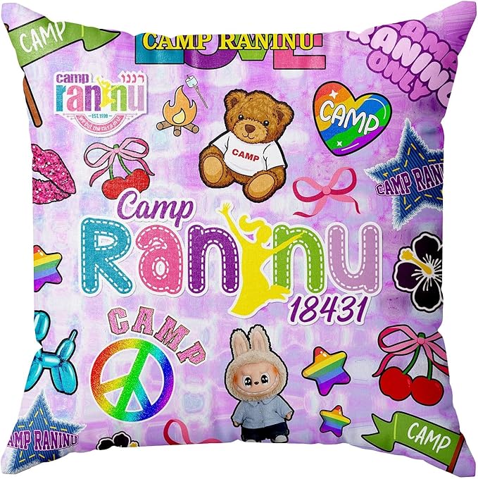 Gilbins Camp Bunk Kids Autograph Pillows A Great Gift for Boys Or Girls (Camp Raninu)