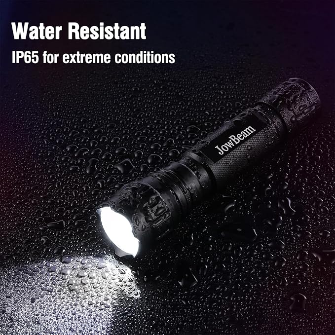 1200 Lumen Tactical Flashlight for Police & Camping, High-Intensity LED Flashlights with Belt Holster, Single Mode Flashlight for Men, Outdoor, Survival Gear