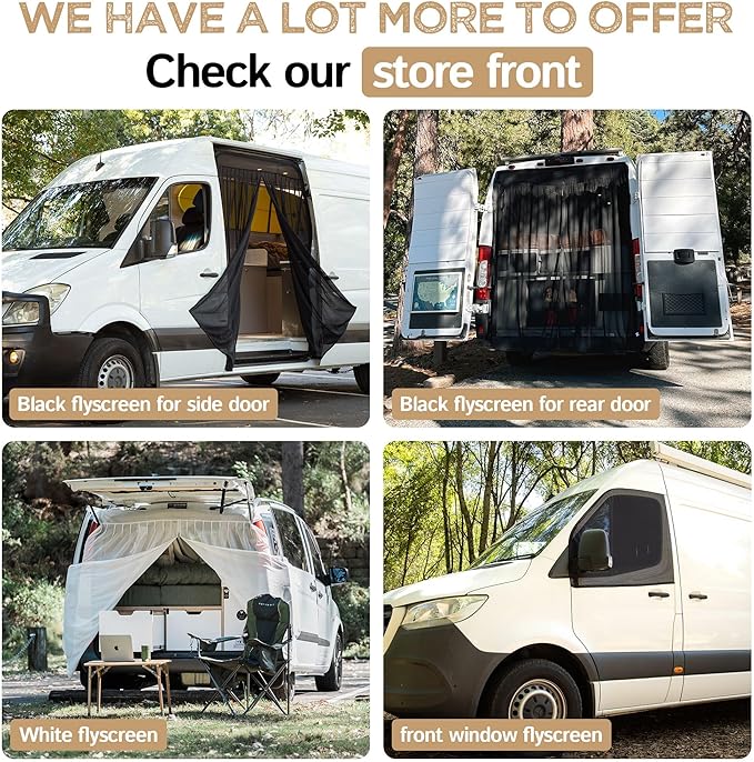 Living in a Bubble Insulated Blackout Mid Right Side Window Cover for Mercedes Sprinter Van Year 2007-2026 144" Length MWB, NCV3 & VS30 (Bare Metal Frame)