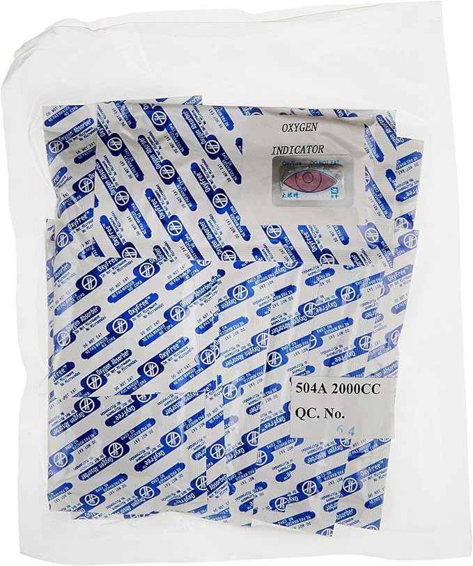 (10) 5-Gallon 5 Mil ShieldPro Genuine Mylar Aluminum Foil Bags with (10) 2000cc Oxyfree Oxygen Absorbers for Long Term Food Storage