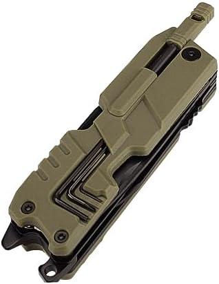 Multi Pocket Knife, 22 in 1,Survival Gear EDC Tools with Nylon Sheath, Emergency, Camping, Hiking, Hunting, Gift for Men Women (Desert Gray)