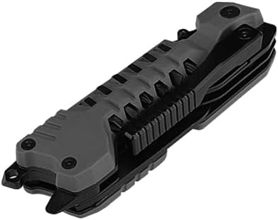 Multi Pocket Knife, 22 in 1,Survival Gear EDC Tools with Nylon Sheath, Emergency, Camping, Hiking, Hunting, Gift for Men Women (Cool Black)