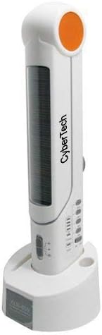 CYBERTECH Dynamo Solar Lamp Hand-Crank Emergency Weather Digital Tuning Radio with Siren, LED Flashlight, Cell Phone Charger