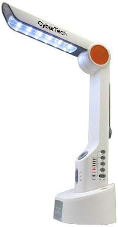 CYBERTECH Dynamo Solar Lamp Hand-Crank Emergency Weather Digital Tuning Radio with Siren, LED Flashlight, Cell Phone Charger
