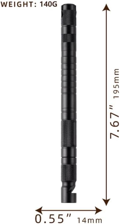 Multi-Functional Survival Tactical Pen 11-in-1, Includes Umbrella Rope, Utility Knife, Whistle & Fishing Tools, Emergency Safety Kit for Hikers Campers Anglers