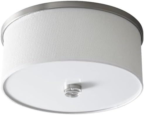 3-695-24-EM Echo - 10.1W 2 LED Flush Mount with Emergency-7.75 Inches Tall and 14.5 Inches Wide