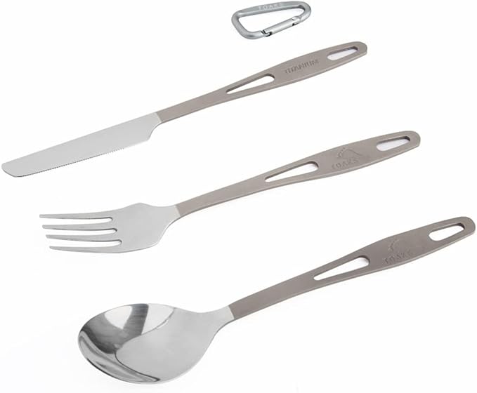 TOAKS Titanium 3-Piece Cutlery Set