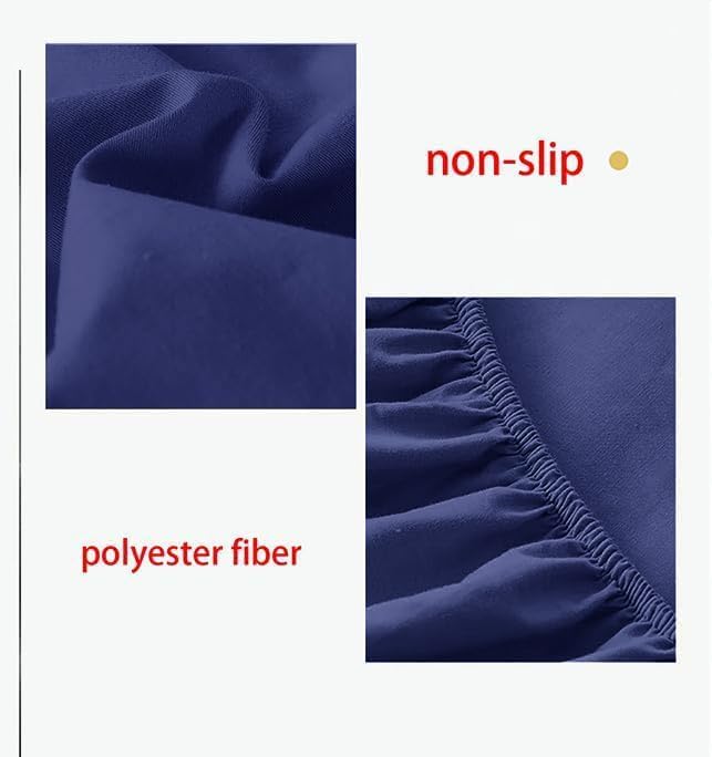 AEHISDHIE Queen Air Mattress Sheets - 3 Pieces Queen Sheets Sets 16 to 23 inch - Inflate Without Disassembly Convenient & Firm Easy to use Air Mattress (Navy Blue, Full)