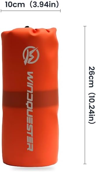Elevate X Inflatable Sleeping Pad – 4-Season Lightweight Camping Mattress, ASTM R-Value 7.5, Durable Waterproof Nylon, Compact Backpacking Sleeping Mat for Winter Trekking & Extreme Cold
