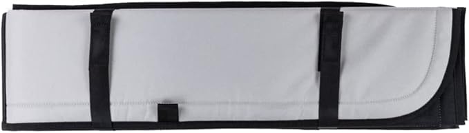 VanEssential Insulated Blackout Sliding Door Window Cover Designed for Ford Transit Van Year 2015 to Current with NO Plastic Trim - Cool Gray