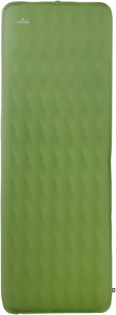 Teton Outfitter Sleeping Pad for Cot, Extra Thick Comfortable Camping Mattress for Adults, Portable Roll-Up Camp Pad, Durable Foam Cushioning