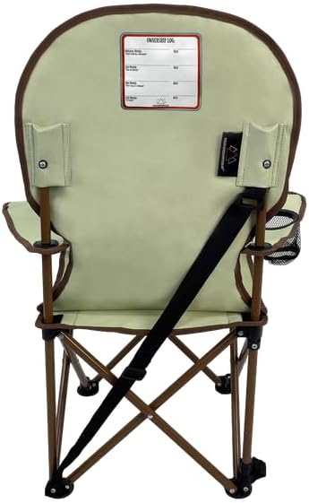 MOUNTAIN SUMMIT GEAR Kids Camping Chair - Foldable Camp Chair with Carrying Case for Outdoor Recreation, Sports, Camping and Fishing (by Caddis Sports) (2, Sloth)