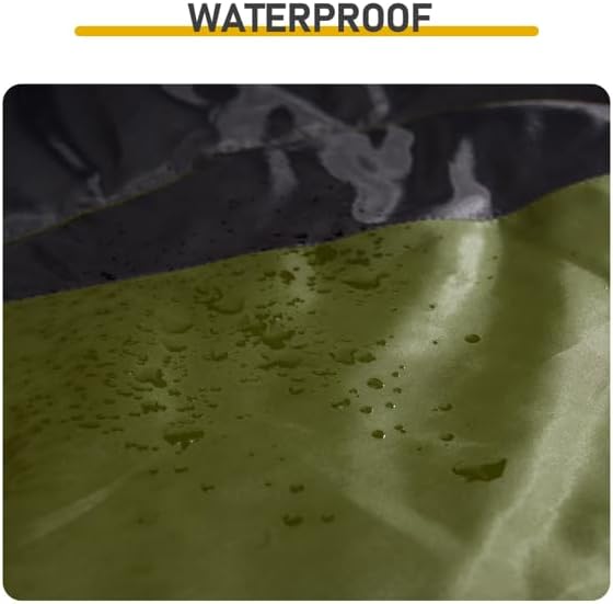 Lightweight Sleeping Bag for Backpacking, Hiking, Waterproof Compact Envelope Sleeping Bag for Cold & Warm Weather, Green