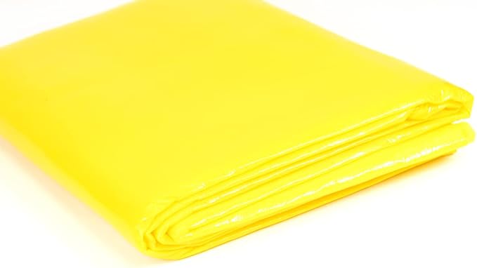 Primacare CSCB-6821 Disposable Transport Emergency Blanket, Lightweight and Warerproof, Blanket for Outdoors, Camping, First Aid, Hiking, Survival, 60” x 90”, Yellow (Pack of 18)