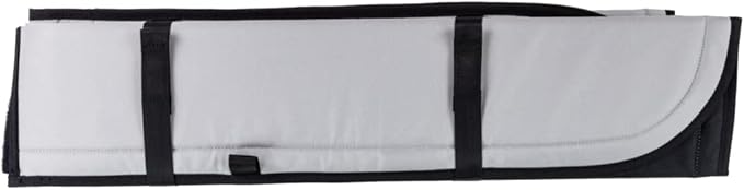 VanEssential Insulated Blackout Crew Window Cover Designed for Ford Transit Van Year 2015 to Current with NO Plastic Trim - Cool Gray