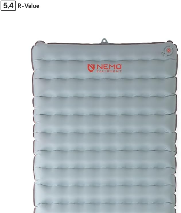 NEMO Equipment Tensor All-Season Ultralight Insulated Sleeping Pad - Regular Wide (72"x25") - Blade / Spicy Orange
