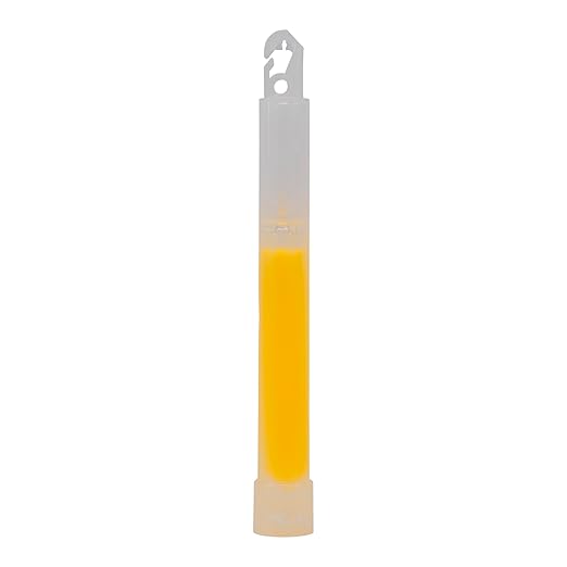 Cyalume Military Grade White Glow Sticks - Premium Bright 6” ChemLight Emergency Glow Sticks with 8 Hour Duration (Bulk Pack of 10 Chem Lights)