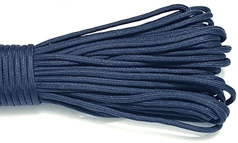7 Strand Core 550lb Paracord Parachute Cord Lanyard Mil Spec Type III-100ft (Navy Blue(40#))