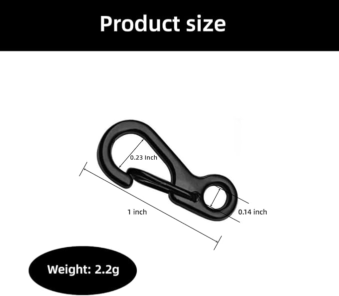 Stainless steelMini SF Carabiner Clips Tiny Spring Snap Hook Keychain Clasps EDC Small Hanging Buckle for Backpack Camping Bottle Using Accessories Paracord Tactical Survival Gear（4-PCS ）