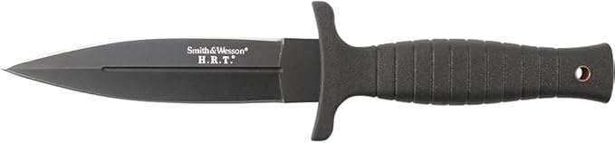 Smith & Wesson 9" H.R.T Double Edged Boot Knife with High Carbon Stainless Steel Blade