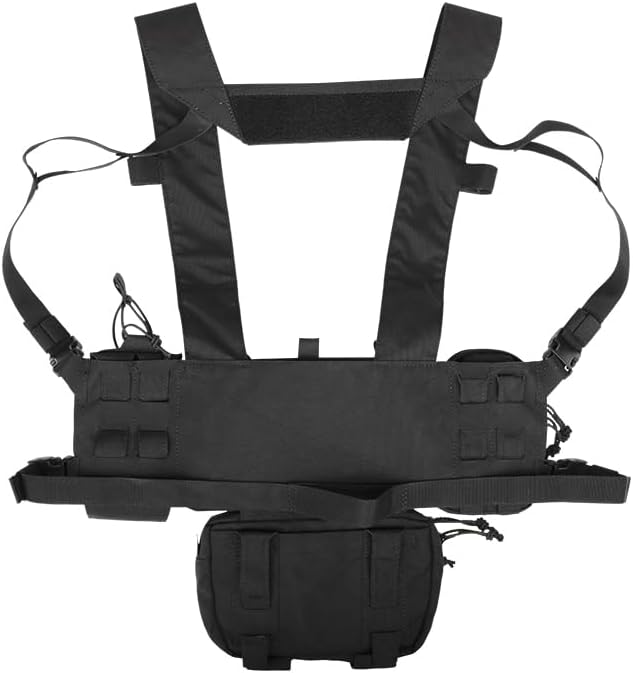 Tactical Chest Mini Rig 1000D Quick Release Multifunctional Tactical Vest Outdoor with Multi-Pockets