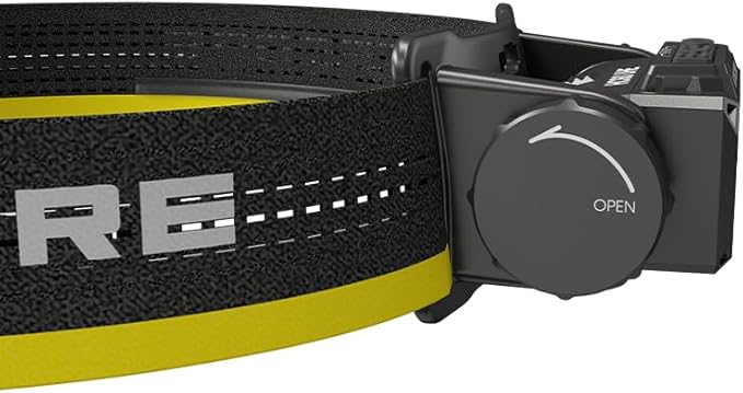 Nitecore HC65 UHE 2000 Lumen Heavy Duty Metal Headlamp, USB-C Rechargeable with White, Red, and Reading Lights Sticker for Camping, Hiking, Hunting, and Industrial Works