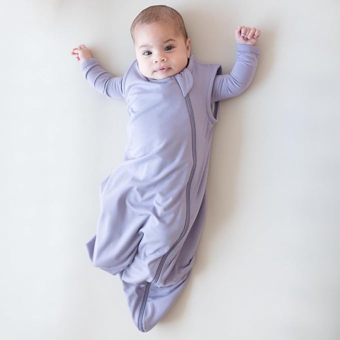 KYTE BABY Unisex Sleep Bag for Babies and Toddlers, 0.5 Tog, 97% Rayon made from Bamboo, 3% Spandex (Small, Taro)