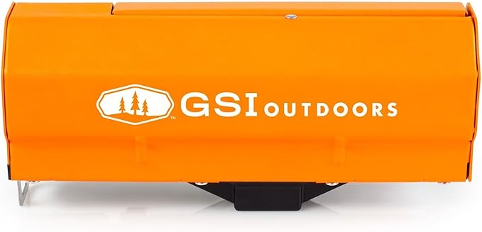 GSI Outdoors Selkirk 270 Butane Stove – Lightweight, Compact Camping Stove with High-Output Burner, Wind Guard, and Piezo Ignition for Outdoor Cooking