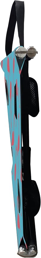 Neso Beach Table - Lightweight, Portable and Foldable Table for Beach, Camping and Outdoor Adventures - Stable Surface - with Cup Holder for Drinks and Phone Pockets - Flamingos