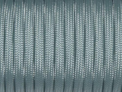7 Strand Core 550lb Paracord Parachute Cord Lanyard Mil Spec Type III-100ft (Silver Gray(2#))