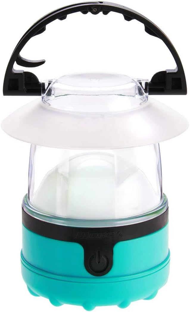 Dorcy 4 LED Mini Lantern 3 Pack with Hanging Hooks and Batteries, Assorted Colors, clear (41-3019)