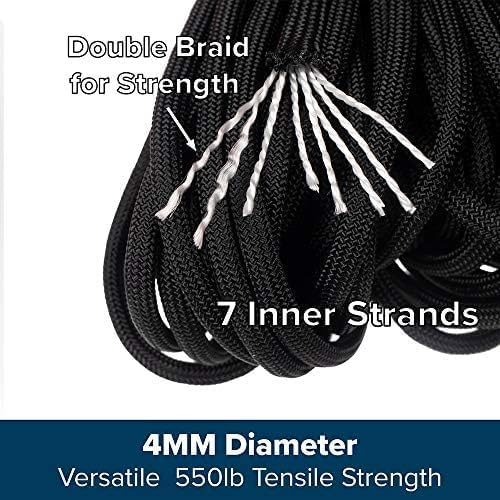 Paracord Planet 550lb Type III Paracord Combo Crafting Kits with Buckles