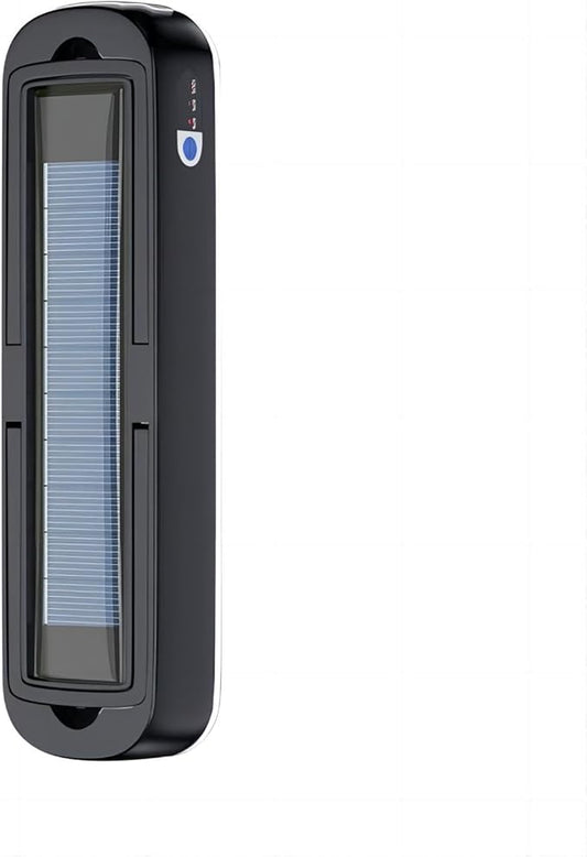 Solar Rechargeable Camping Lantern - 2000 Lumens, 4 Light Modes, Solar & USB Charging (Black)