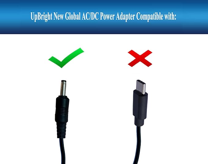 UpBright 5V AC/DC Adapter Compatible with C.Crane CCrane OBA CC Solar Observer Wind Up Emergency Crank Radio FT-007 FM Stereo Transmitter FD35UD-5-300 NF-510 3V - 6V 300mA Power Supply Battery Charger