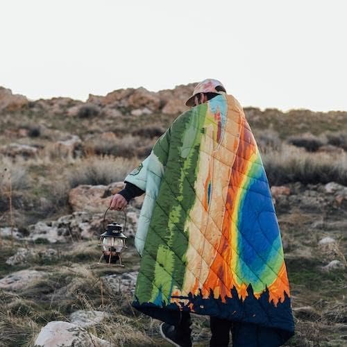 Rumpl Original Puffy National Park Blanket for Camping and Outdoors, Yellowstone - V1