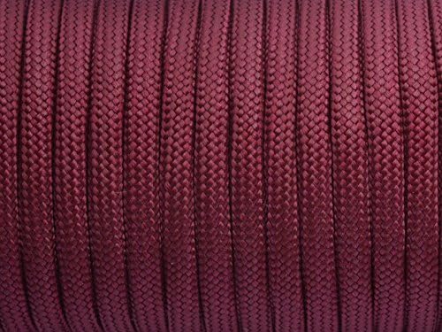 7 Strand Core 550lb Paracord Parachute Cord Lanyard Mil Spec Type III-100ft (Purplish Red(73#))