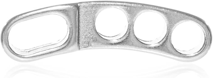 Paracord Planet Stainless Steel Alloy Shackles for Paracord Survival Bracelets: B, D, O, & U-Shackles (Pack & Single Sizes)