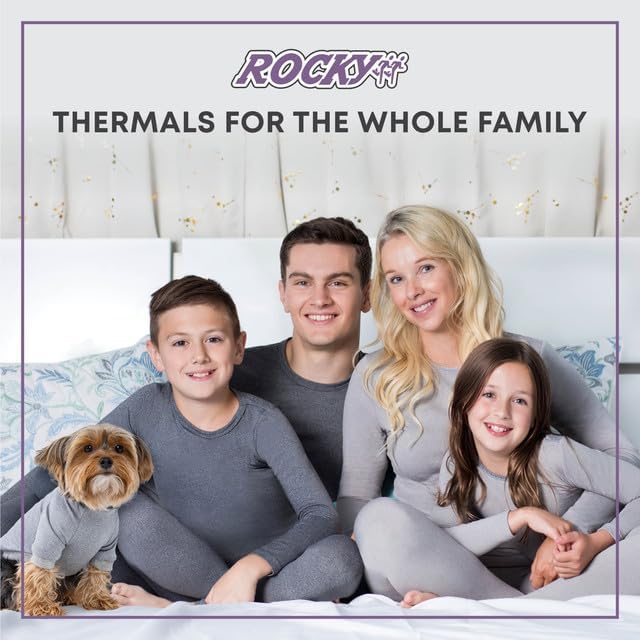Rocky Thermal Underwear for Kids, Boys Thermals, Long Johns Underwear, Base Layer for Cold Weather/Skiing