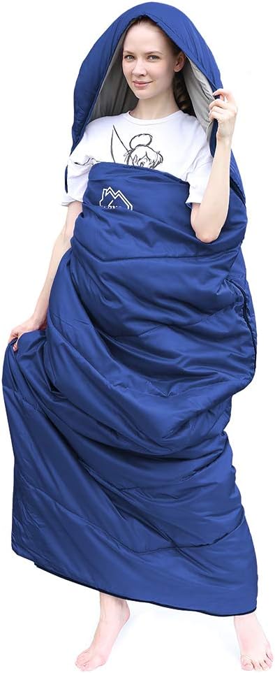 XL Size Upgraded Version of Camping Sleeping Bag 4 Seasons Warm and Cool, Lighter Weight, Adults and Children Can Use Waterproof Camping Bag, Travel and Outdoor Activities